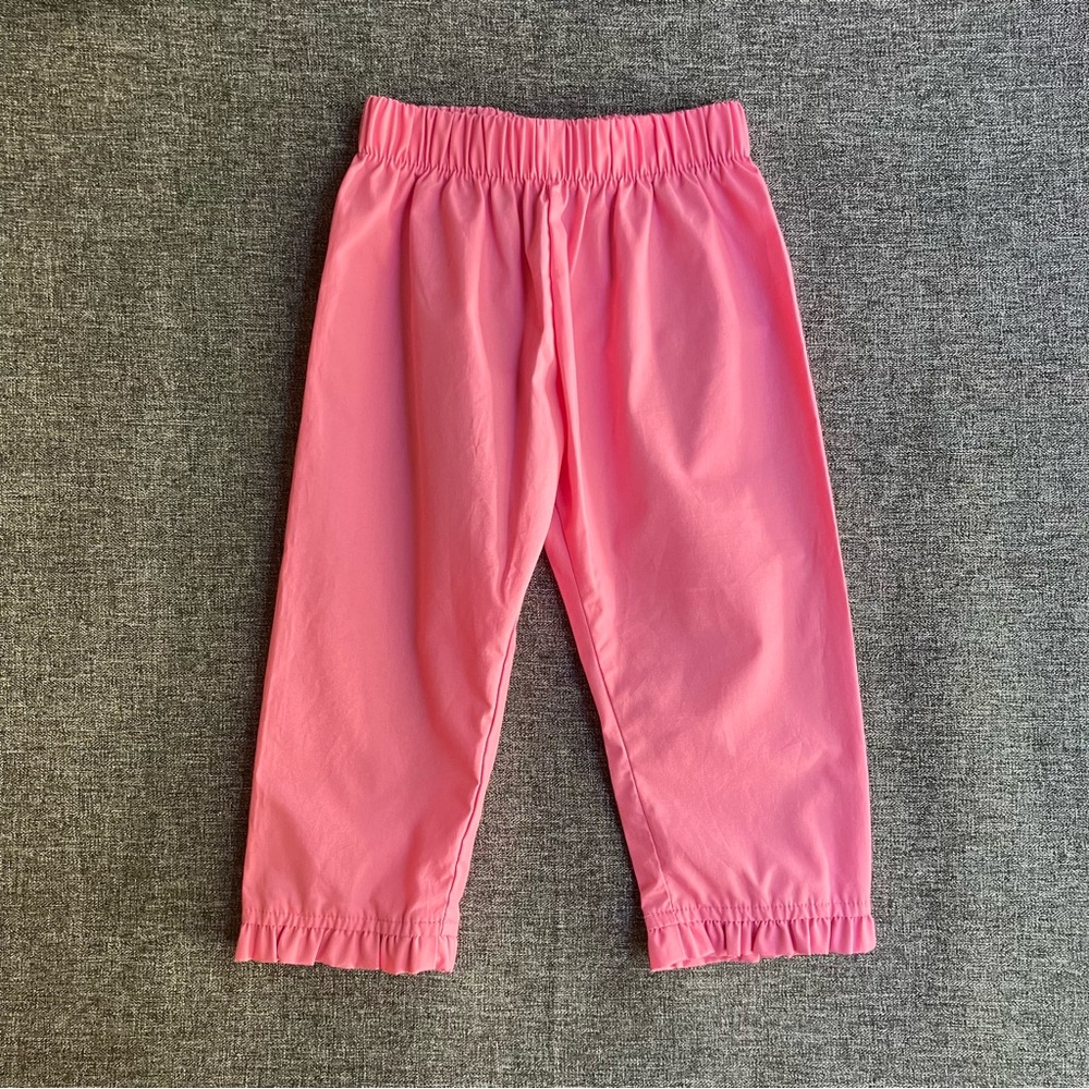 TBBC The Beaufort Bonnet Company Princeton Pants Ruffle Hot Pink 2T